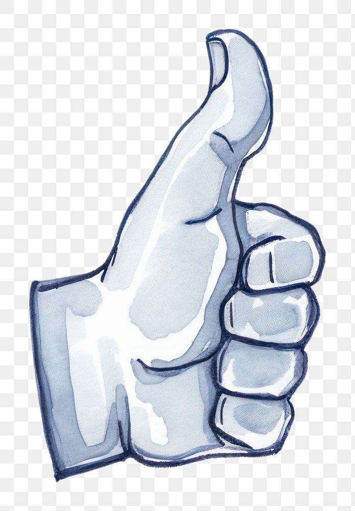 PNG Hand thumbs up finger symbol logo. AI generated Image by rawpixel.