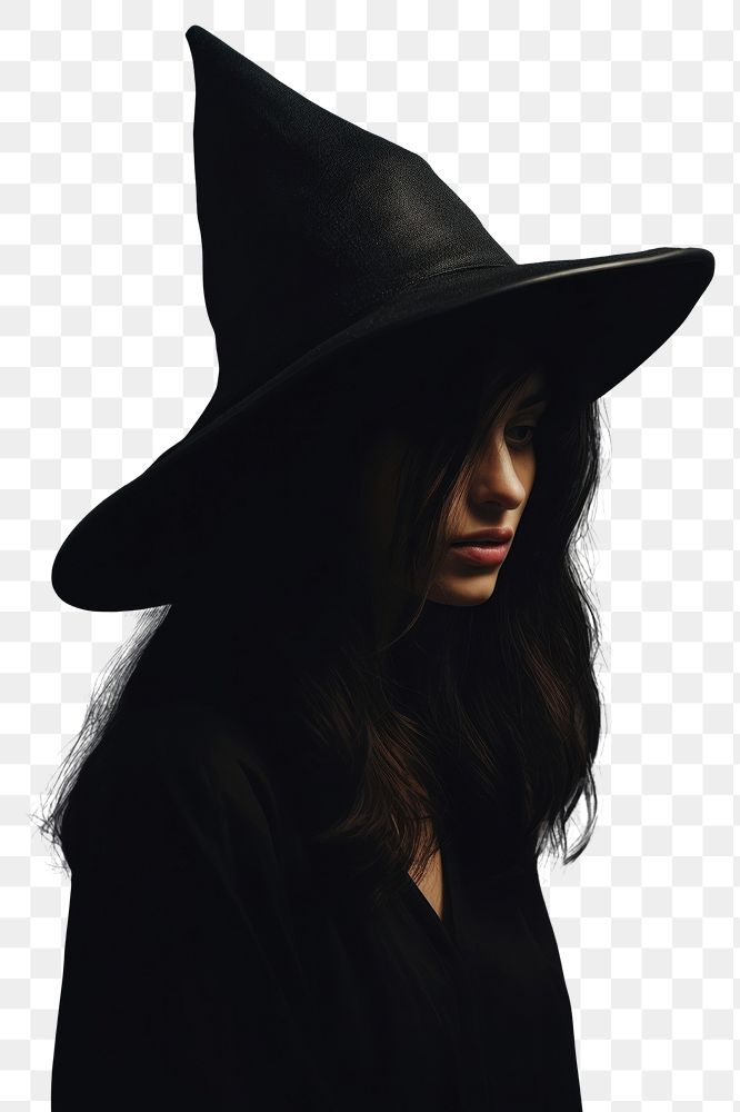 PNG A witch portrait photography fashion mystery. AI generated Image by rawpixel.