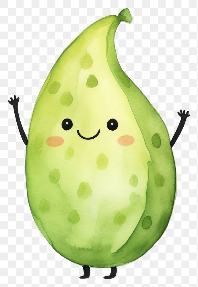 PNG  Cut half avocado dancing vegetable pear food. AI generated Image by rawpixel.