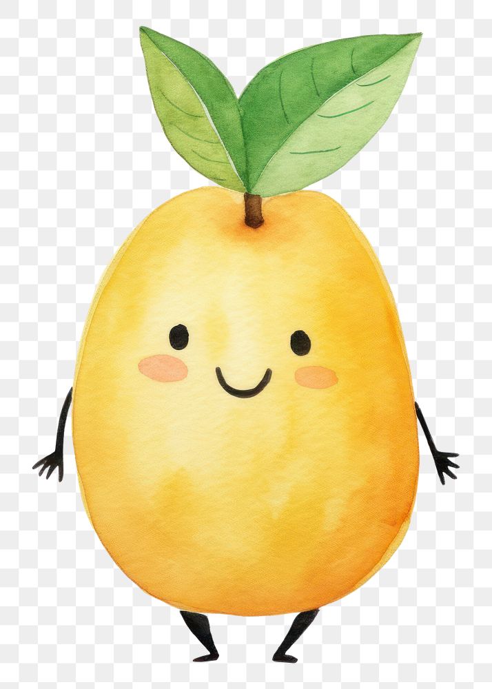 PNG  Mango dancing fruit plant cute. AI generated Image by rawpixel.