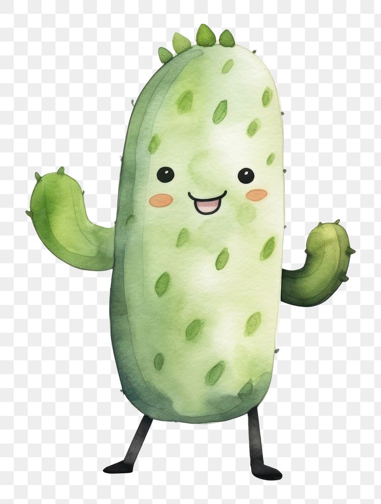 PNG  Cactus white background representation vegetable. AI generated Image by rawpixel.