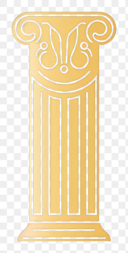 PNG Corinthian greek column architecture gold creativity. AI generated Image by rawpixel.