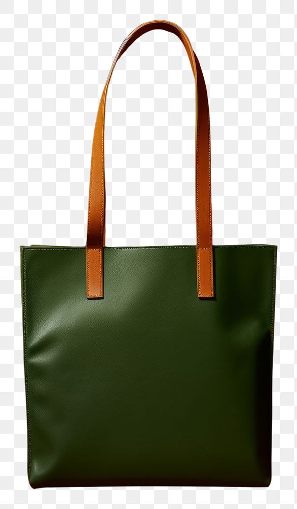 PNG Tote bag handbag purse green. AI generated Image by rawpixel.