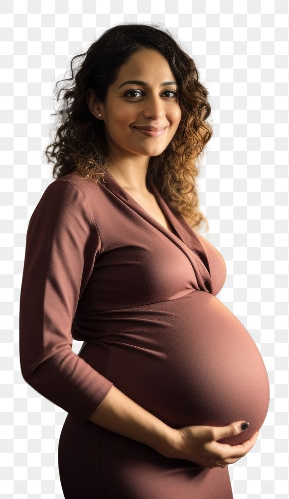 PNG  Pregnant business woman portrait computer smiling. AI generated Image by rawpixel.
