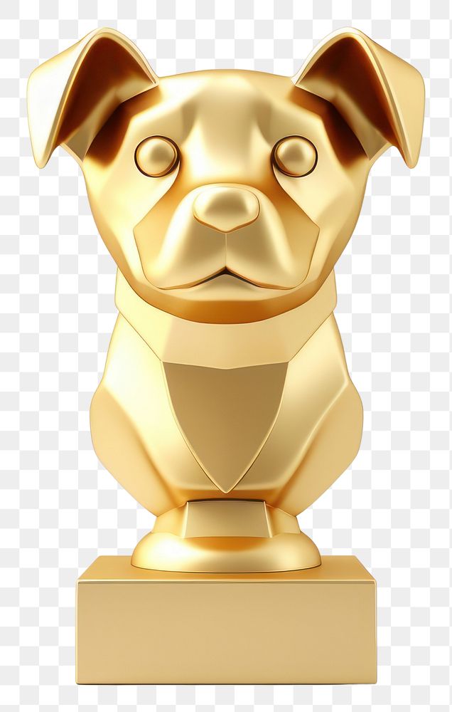 PNG  Dog icon Trophy animal trophy. AI generated Image by rawpixel.