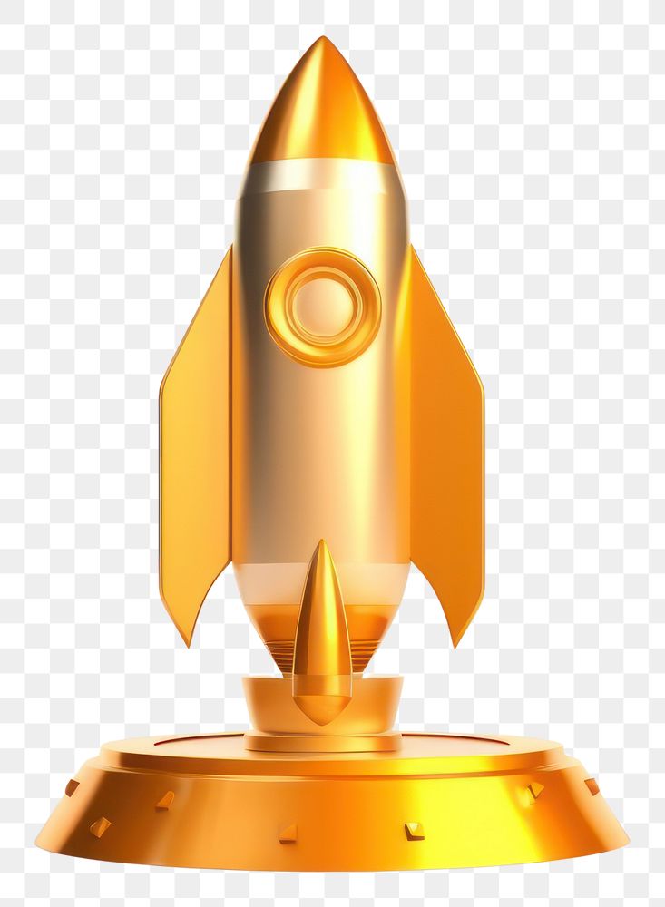 PNG  Rocket icon Trophy spacecraft spaceplane. AI generated Image by rawpixel.