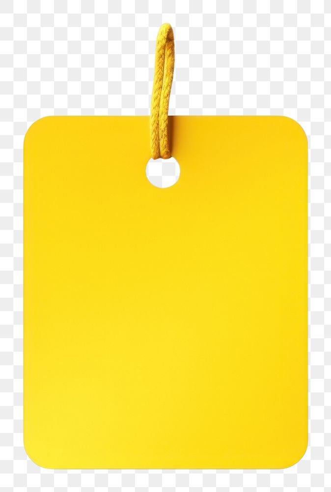 PNG Yellow sqaure white background accessories rectangle. AI generated Image by rawpixel.
