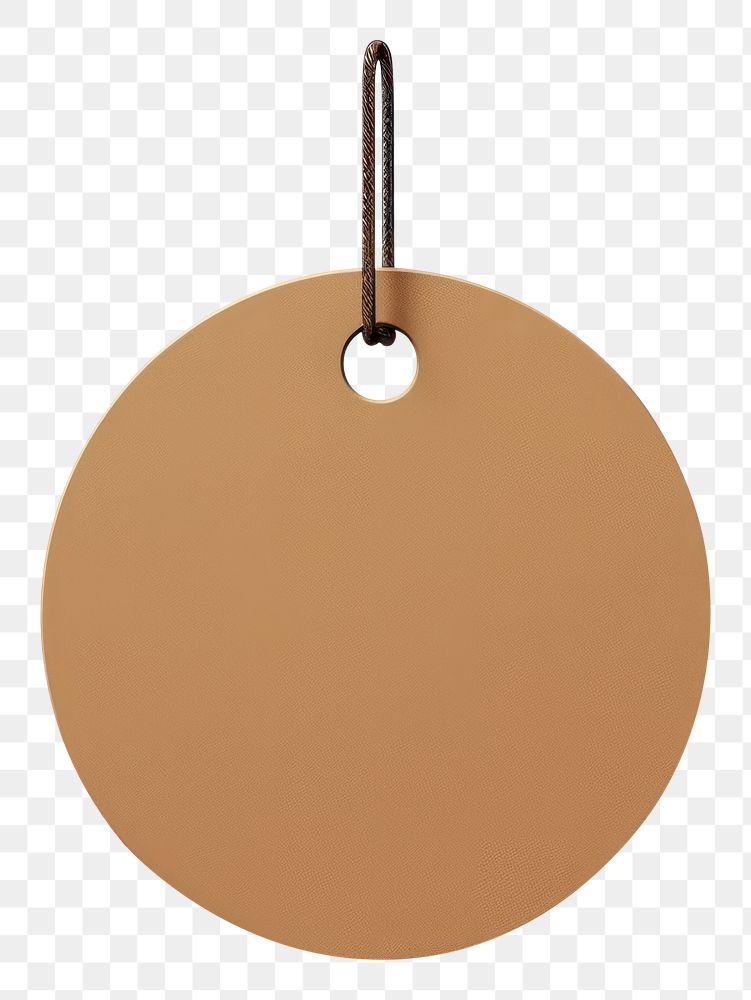 PNG Brown circle shape white background accessories simplicity. 