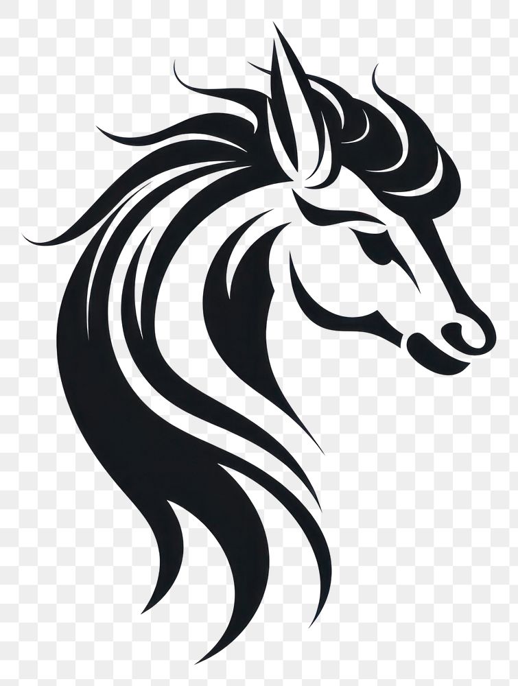 PNG Unicorn shape animal mammal horse. AI generated Image by rawpixel.