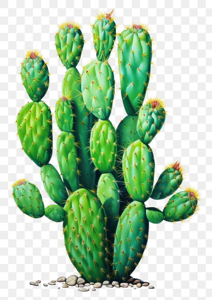 PNG Cactus plant white background creativity