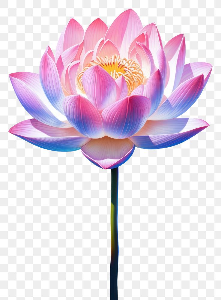 PNG Closed lotus flower petal plant. AI generated Image by rawpixel.
