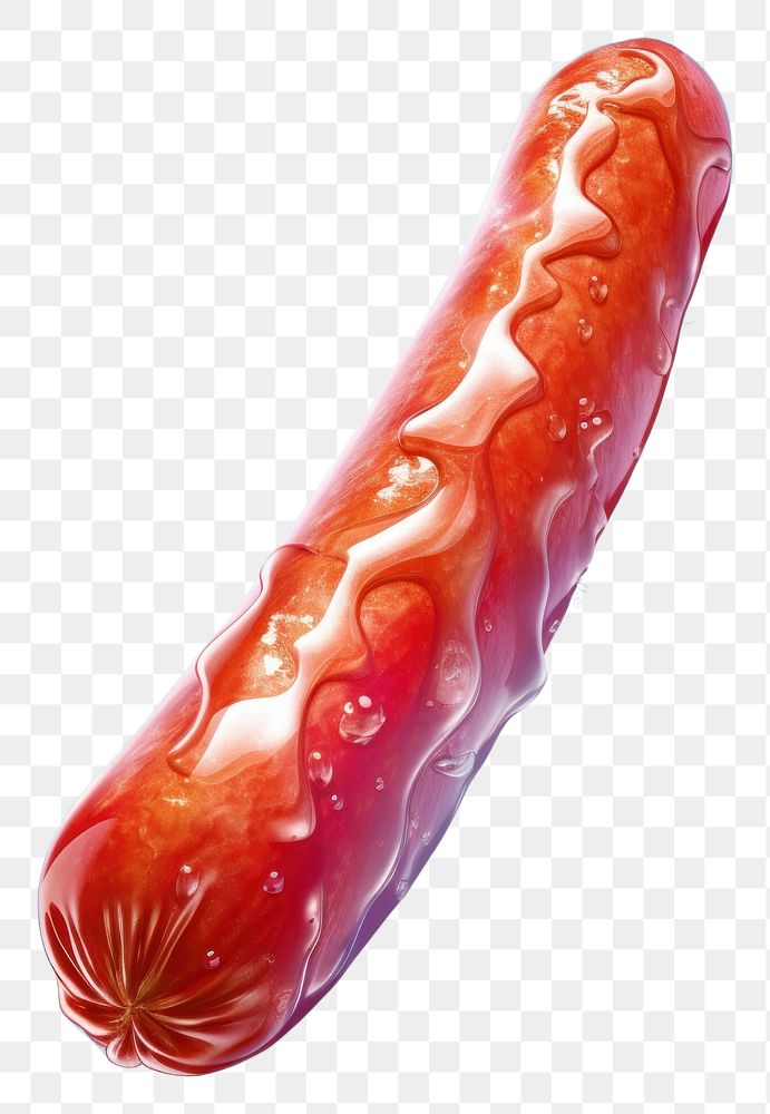 PNG Sausage red bratwurst kielbasa. AI generated Image by rawpixel.