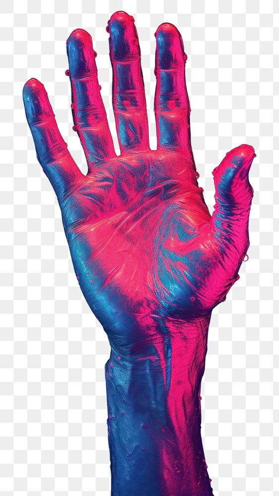 PNG Purple hand finger adult. AI generated Image by rawpixel.
