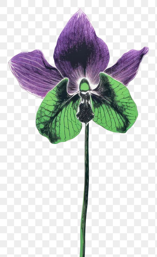 PNG Orchid flower purple petal