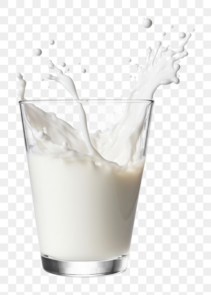 PNG Milk dairy drink glass. AI generated Image by rawpixel.