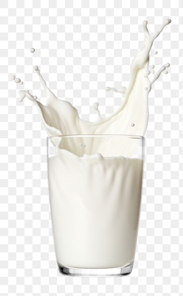 PNG Milk dairy glass white. AI generated Image by rawpixel.