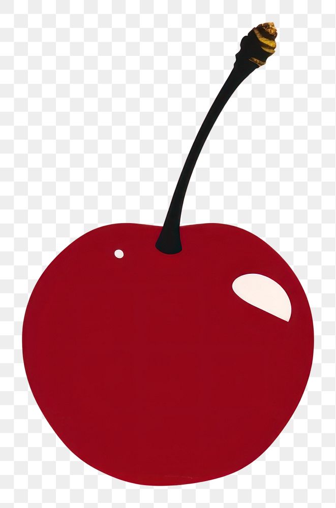 PNG Sillouette cherry bombs fruit plant food. AI generated Image by rawpixel.