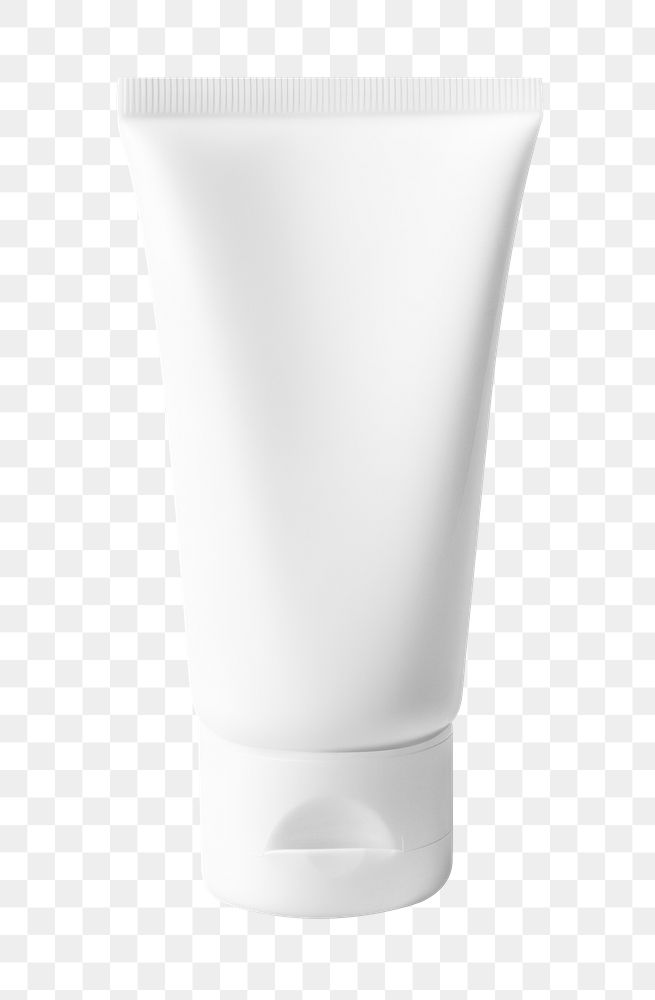 Cream tube png skincare product, transparent background
