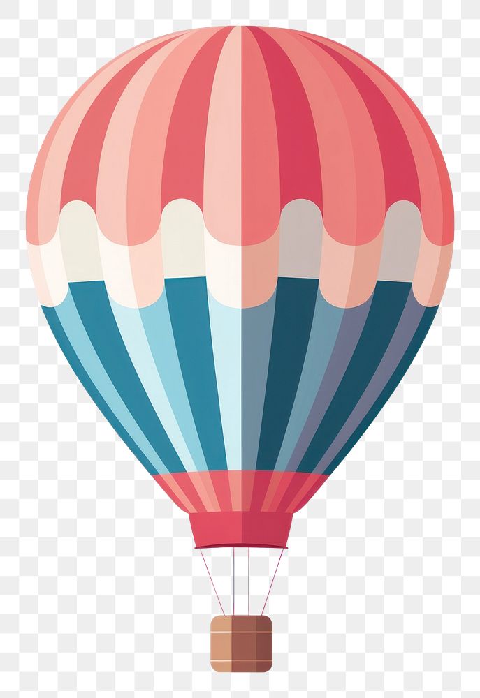 PNG A hot air balloon aircraft vehicle transportation. AI generated Image by rawpixel.