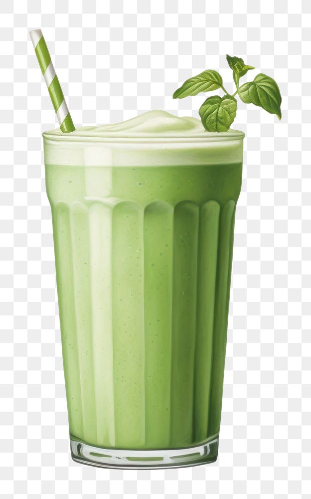 PNG Green smoothie milkshake drink juice. AI generated Image by rawpixel.