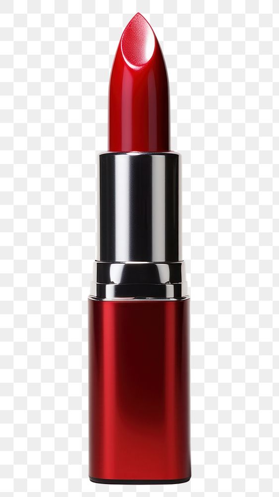 PNG A red lipstick cosmetics white background glamour. AI generated Image by rawpixel.