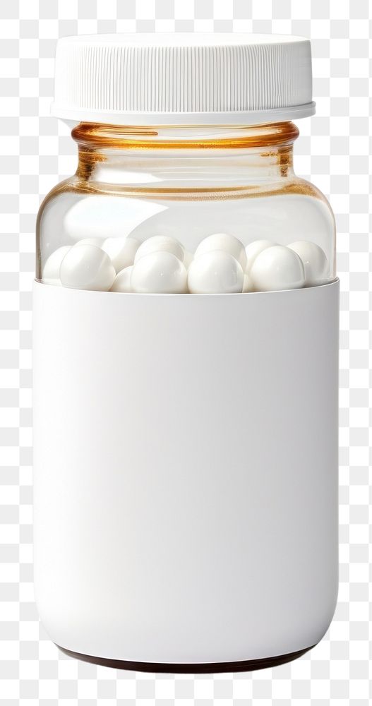 PNG Medical bottle pill jar. AI generated Image by rawpixel.