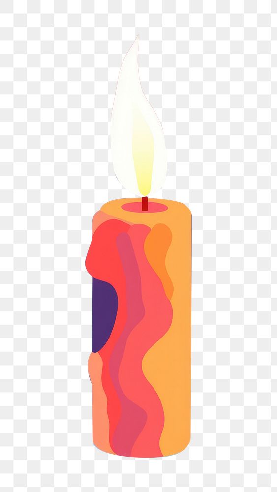 PNG Candle cartoon fire spirituality. AI generated Image by rawpixel.