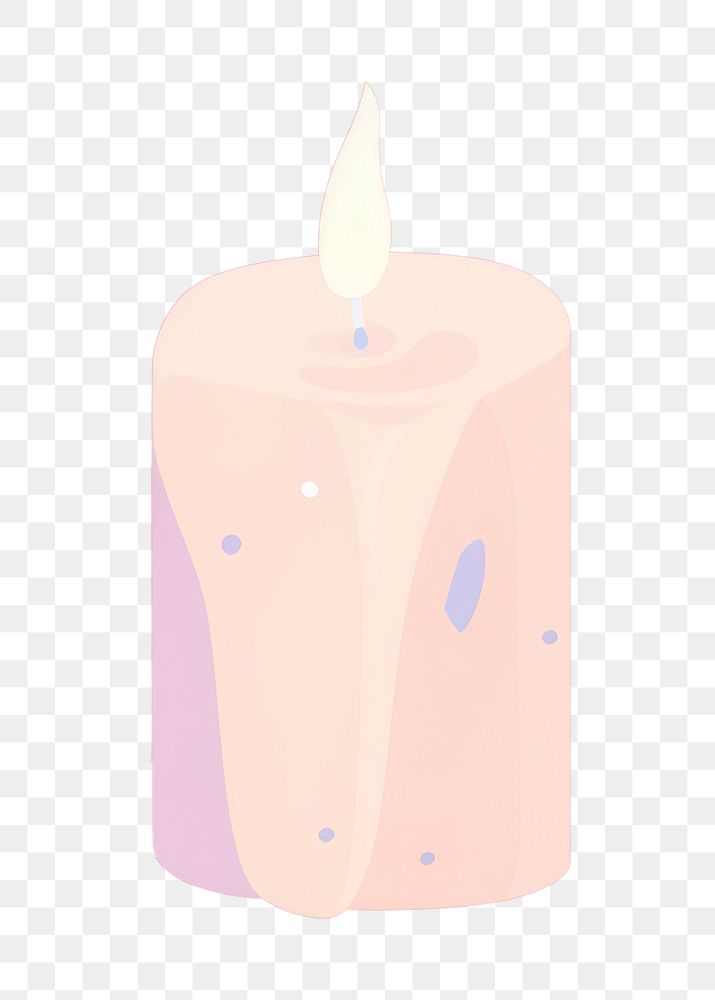 PNG Candle cartoon creativity cylinder. AI generated Image by rawpixel.