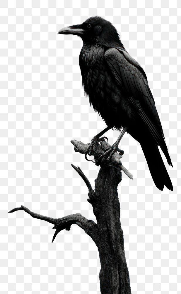 PNG A crow animal black bird