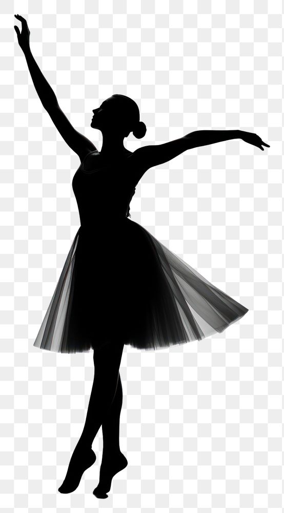 PNG Dancing ballet silhouette motion