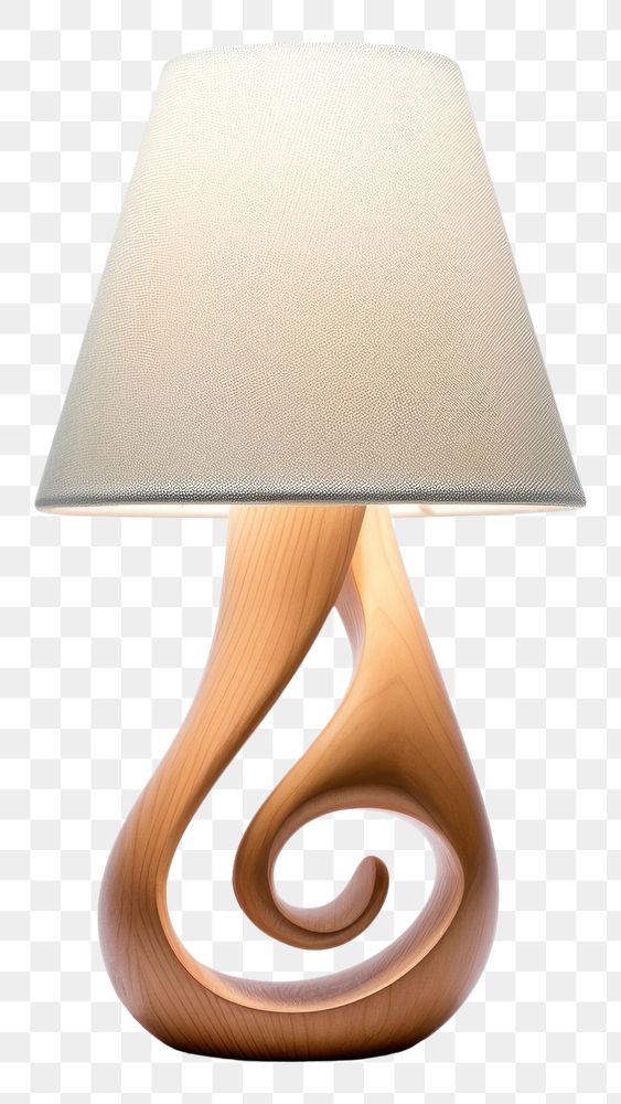 PNG Abstract shape lamp lampshade white background illuminated. AI generated Image by rawpixel.