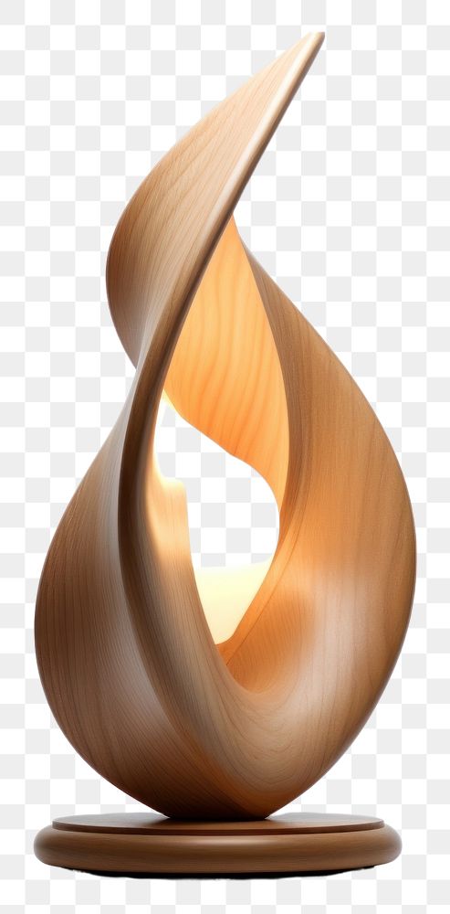 PNG Abstract shape lamp white background illuminated sculpture. AI generated Image by rawpixel.