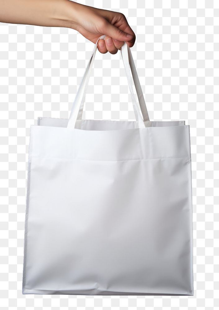 PNG Mock up grocery store bag handbag white black background. AI generated Image by rawpixel.