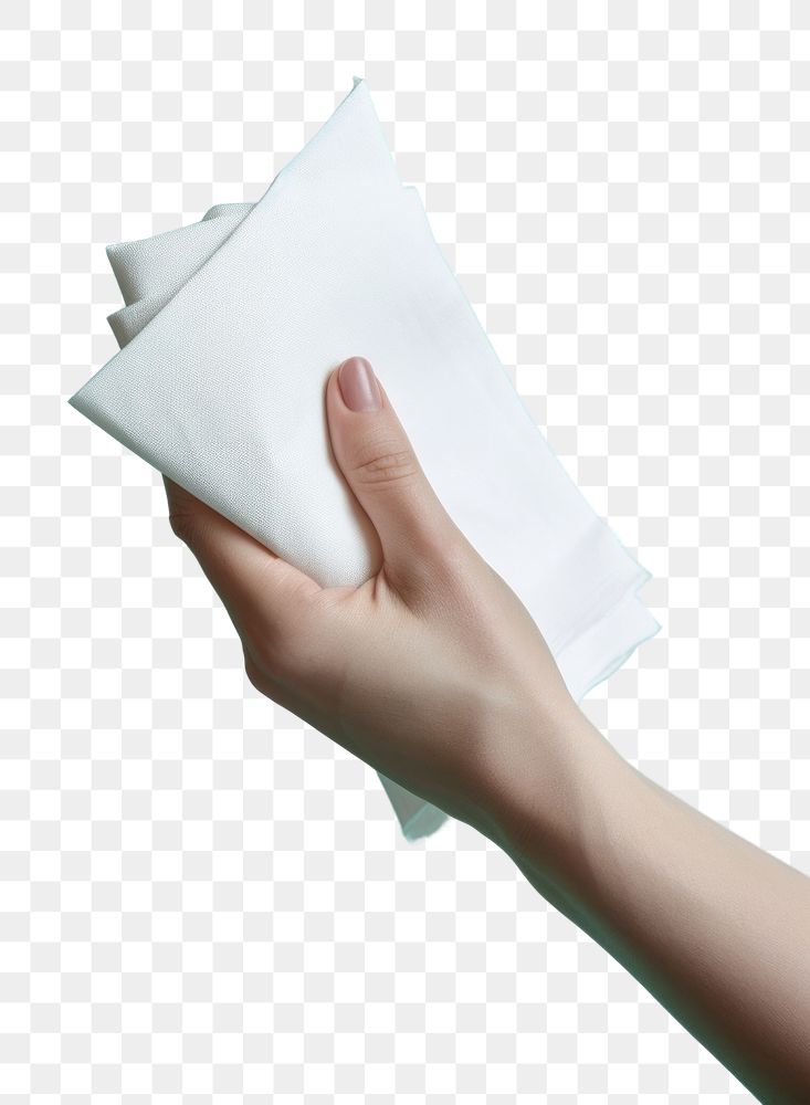 PNG Napkin holding white paper. AI generated Image by rawpixel.
