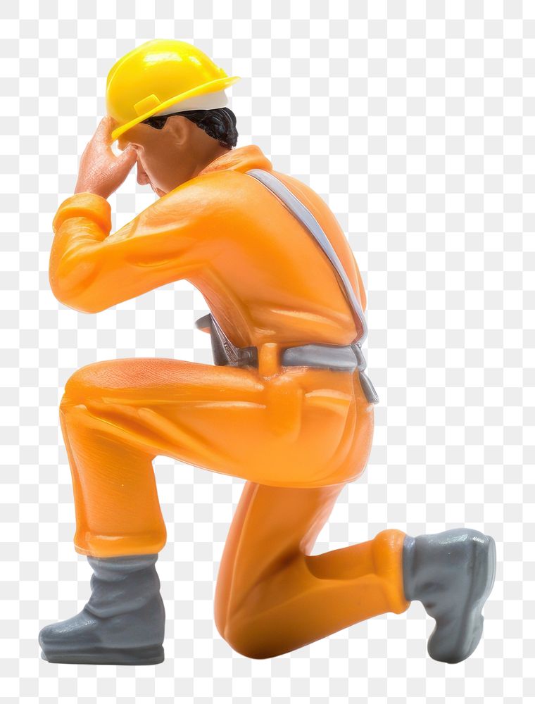 PNG Construction worker in pose hardhat helmet adult. AI generated Image by rawpixel.