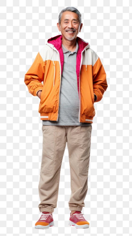 PNG Father standing jacket adult. AI generated Image by rawpixel.