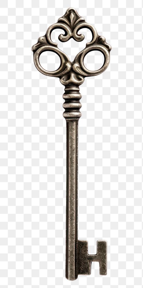 PNG  Metal key metal white background protection. AI generated Image by rawpixel.