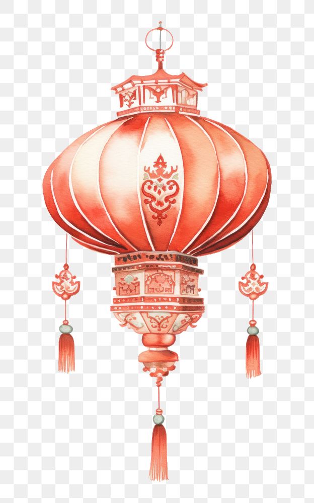 PNG  China lantern lamp architecture. AI generated Image by rawpixel.
