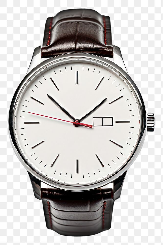 PNG Watch wristwatch white background accuracy. AI generated Image by rawpixel.