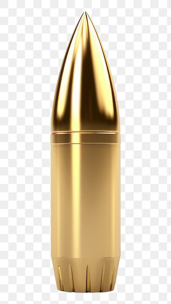 PNG Bullet ammunition weapon gold. AI generated Image by rawpixel.