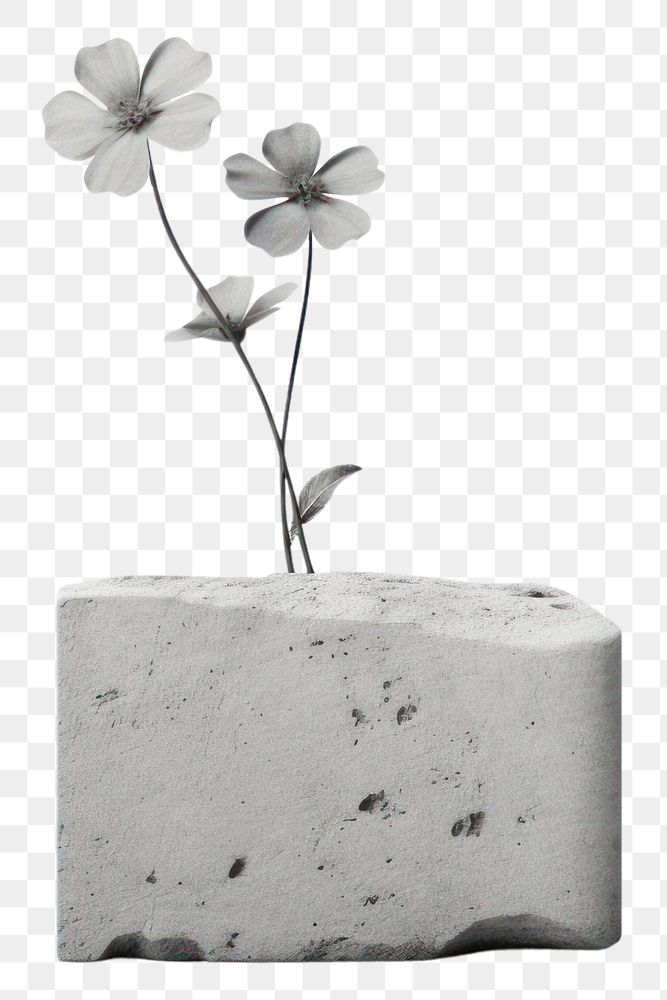 PNG Flower plant white vase. AI generated Image by rawpixel.