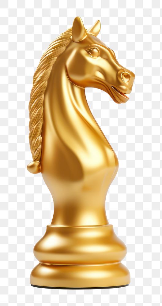 PNG Horse chess piece animal mammal bronze. AI generated Image by rawpixel.