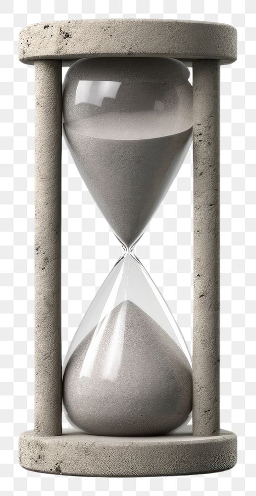 PNG Time white background hourglass deadline
