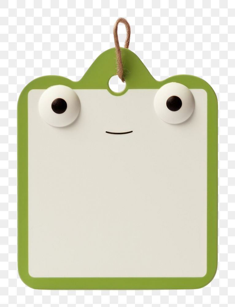 PNG Price tag paper label Frog shape frog white background anthropomorphic. AI generated Image by rawpixel.