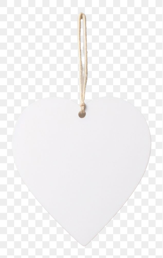 PNG Price tag paper label heart shape pendant jewelry white. AI generated Image by rawpixel.