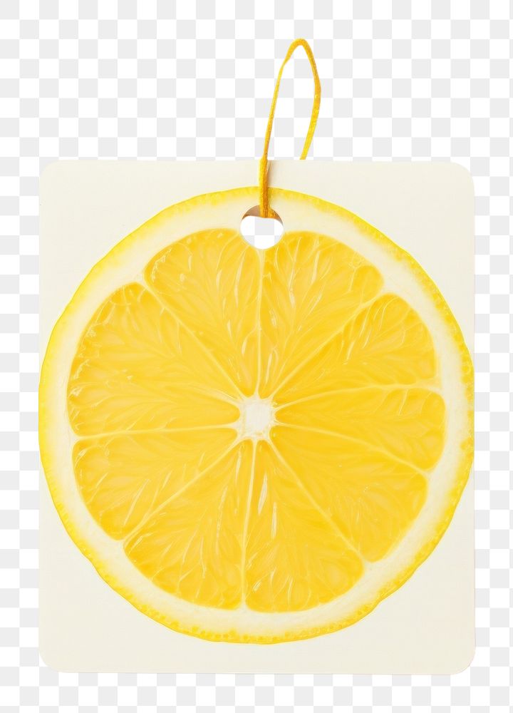 PNG Price tag paper label lemon shape fruit plant food. AI generated Image by rawpixel.