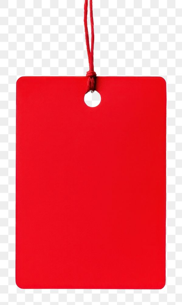 PNG Price tag paper label square shape red white background accessories. AI generated Image by rawpixel.