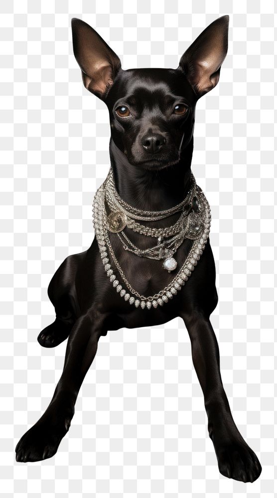 PNG Dog jewelry necklace animal. AI generated Image by rawpixel.
