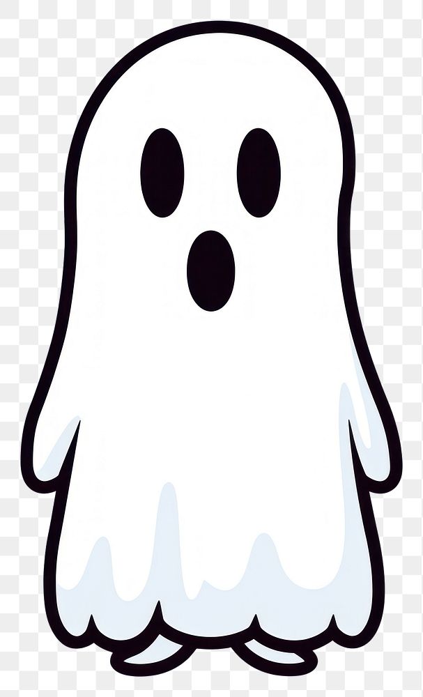 PNG Isolated a ghost cartoon white machine. AI generated Image by rawpixel.