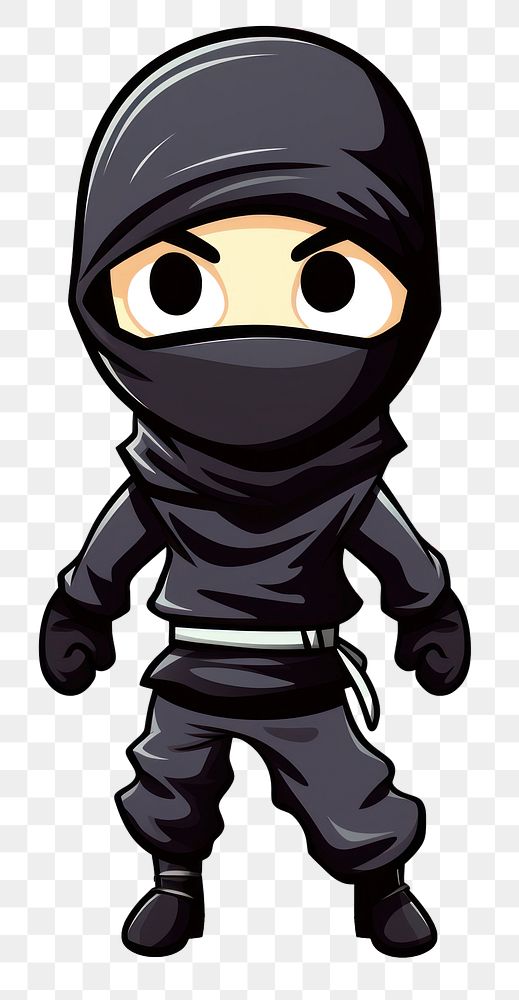 PNG Isolated ninja cartoon architecture protection. AI generated Image by rawpixel.